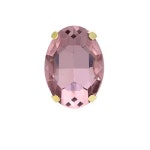타원형 유리 클로와 모조 바느질 공예 라스 스톤 의류 신발 15 1개 B 10x14mm 20pcs