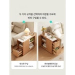 임씨 홈테이블 티테이블 북유럽암반소 테이블 이동가능 거실 가정용소형 사이드테이블