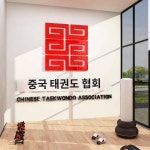 태권도 문화벽지 복싱장 무관 체육관 벽장식 스티커 도관 리지 아크릴 그림