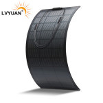 녹원 태양광 태양열 패널 플랙시블 100W 200W 방수 캠핑카 태양열발전