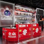 리셉션 데스크 프론트 카운터 인더스트 컨테이너 전면