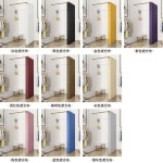 피팅룸 사각 이동식 자형 규격 표준 탈의실 간이 커튼 소형 L자형