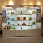 네일아트진열장 디스플레이 캐비닛 조명 선반