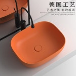 카페 오렌지세면대 심플 세면볼 라이크멍 북유럽 진수 욕실 온수수전 세면대 오렌지 싱글볼 오렌지 싱글볼 진수 JZ460