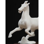 동양 진흙 신중국 도자기 조각 예술품 거실 서재 사무실 책상 위에 말띠제비