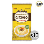 샘표 잔치국수 101g X 10개 즉석식품 간편조리 간편식 간편 가정용 사리 국수면 사리면