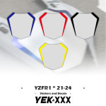 야마하 YZF-R1 페어링 쉘 스티커 데칼 오토바이 헤드 쉘 스티커 R1M 21 22 23 24 YZFR1