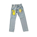 리바이스 Levi s X Pok mon 551z Straight Denim Jeans Pikachu - 36x30 148 Levi s X Pok mon 551z Straigh