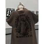새로운 데일리 레트로 캐주얼 하트 디테일 티셔츠