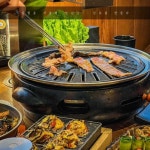 항아리 화로 업소용 로스타 숯불 원형 캠핑용 바베큐