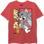 톰앤제리 Tom and Jerry 남아용 반소매 티셔츠-사이즈 4-20