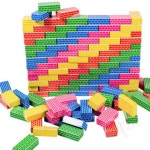 TL 종이벽돌블록 중 오색 50PCS 어린이집 1개