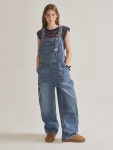 후아유 후아유 여성용 데님 오버롤 팬츠 Denim Overalls F A WHTJE4923F