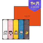 송월타올 판촉물제작 기념품 홍보 송월타올스누피 피너츠 핸드타올 5P세트