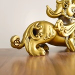 황동 비휴상 재물 풍수 황동거북이 개업 황금 중형 해태