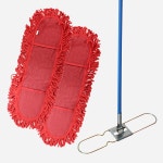 월드크린 월드크린 리스킹 오일 걸레 2p 판자루 리스킹오일걸레105cm레드2p 판자루120cm 1개