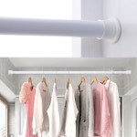 무타공 압축봉 길이조절 행거봉 원룸 커튼봉 자취방 간이행거 샤워커튼