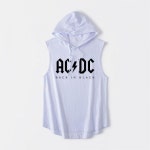 록 ACDC 교류 직류밴드 하이웨이 록골드나시 민소매 후드티