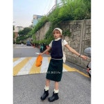 연약 소프트필 가을겨울 복고풍 그린 골덴 스커트 하이웨스트 슬림 a라인 스커트