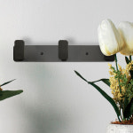 옷 행거 벽걸이 무타공 걸이 고리 알루미늄 3구 모자