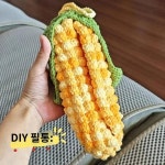 뜨개질 손뜨개 필통 코바늘 DIY 소재 가방 니트 필통 가방 심심풀이로 시간 때우기