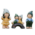 정원인테리어장식품 조경 소품 농부인형 염소 인테리어