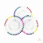 시침핀 바느질용 재단 120개 구슬시침핀 수선핀 옷핀 봉재핀 봉제핀