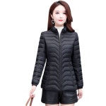 Kingfishe 여자 가을겨울 얇은 패딩 자켓 nb6Kobo L