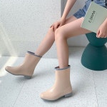 방수부츠 부드러운 설거지장화 일장화 레인부츠 미들