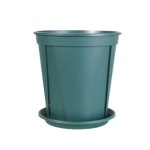 슬릿분 3호 플라스틱화분 분갈이 플분 원형 슬릿화분 3호그린 받침세트