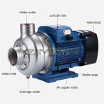 스테인레스 스틸 원심 펌프 산성 알칼리 하수 220V 9M DWK025