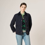 BCBG BCBG 코듀로이 블록 퀼팅 점퍼 B4S1R154 168899