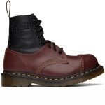 메종마르지엘라 MM6 Maison Margiela 버건디 Dr Martens 1460 트위스트 ST 부츠 S66WU0125 P8029 H6077