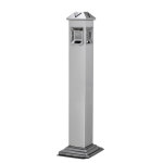 야외 재떨이 건물 흡연장 스탠드 흡연구역 업소용 실버베지터블호일 GPX-129