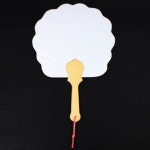 꽃모양 부채 무지 만들기 미술 초등 만들기도안 수업 재료 장난감