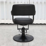 미용실 의자 이발 의자 망 홍조점 커트 스툴 위아래로 회전 심플 모던 파마 의자