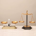 수 저울 레트로 소품 장식 양팔저울 스케일소형 사무실 앤티크 1543타입