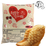 씨에이치푸드 행복한 잉어빵 반죽 붕어빵 반죽 홈 베이킹 재료 5kg 1개
