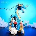 MOC One Piece 빌딩 블록 Kaido Dragon 벽돌 모델 DIY 조립 드래곤 피규어 장난감 컬렉션 선물