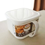 1p 용기 손잡이 냉장고 전자레인지 확실한 닫힘 밀폐 보관 통 핸디형 SG-1DE01-8052