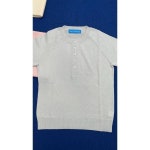 퓨어 캐시미어 여성 정방 여밈 반오픈 라운드 풀오버 H3078