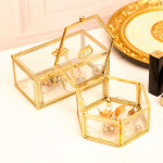 북유럽 화장솜 정리함 하우스 베이직 보관함 케이스 상자 하우스골드 면봉 네일아트 베이직