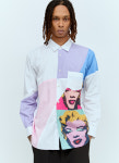 Comme des Gar ons SHIRT 꼼 데 가르송 x Andy Warhol 팝 아트 셔츠 FM-B011-S24 1