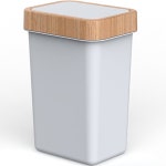 튤리 뱀부 원터치 휴지통 사각 5L 20L 19 x 27 x 43 5 cm