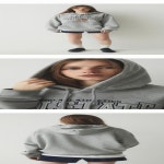 후아유 후아유 스티브 캠퍼스 후드 티셔츠 U WHMHE3922U