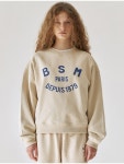 벤시몽 벤시몽 BSM ESSENTIAL LOGO SWEATSHIRT - CREAM BS3SMT552CR00F