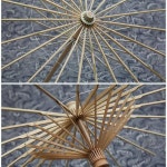 유지 우산꽂이 우산골 공예품 장식 댄스 소품 죽산 DIY 수제 고풍산 공예 우산 모조품