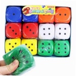 주사위 12개 공 놀이 스펀지 주사위 소프트 볼 게임