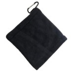 4B골프볼타올 검정색 청소 타월 골프공 HYIII34M