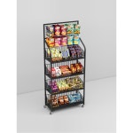 과자 진열대 편의점 매대 베이커리 펜트리 약국장 쿠키 스탠드 3단